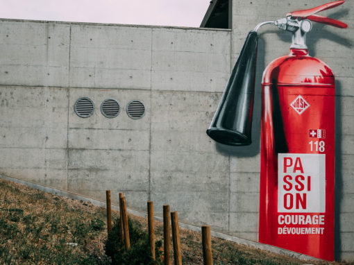 Extinguisher 3D – Fireman tribute – Crans Montana